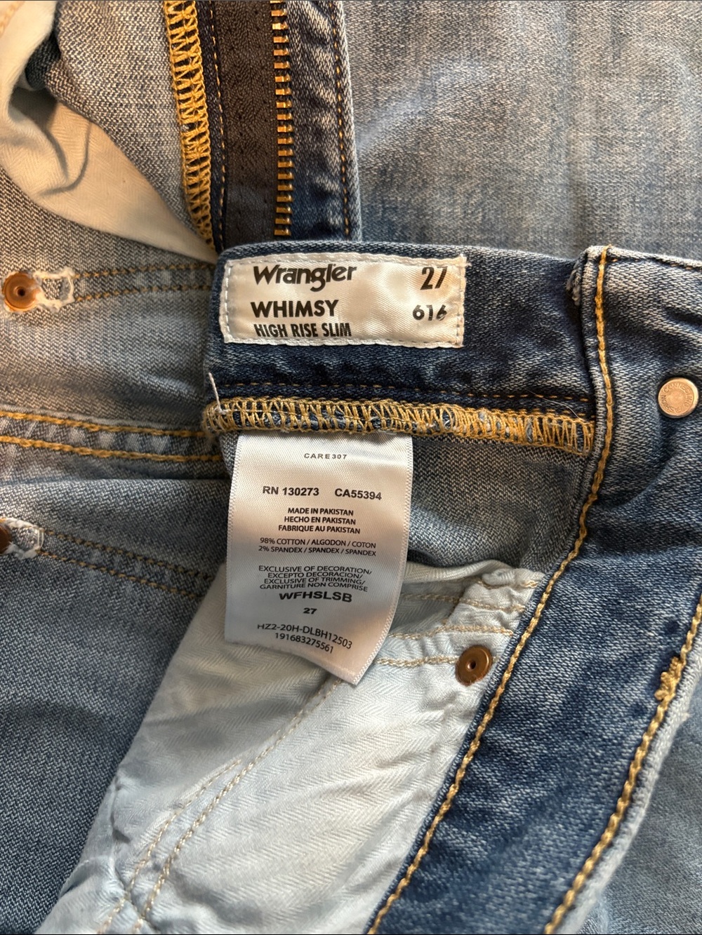Wrangler Whimsy High Rise Slim Jeans - Picture 6 of 6